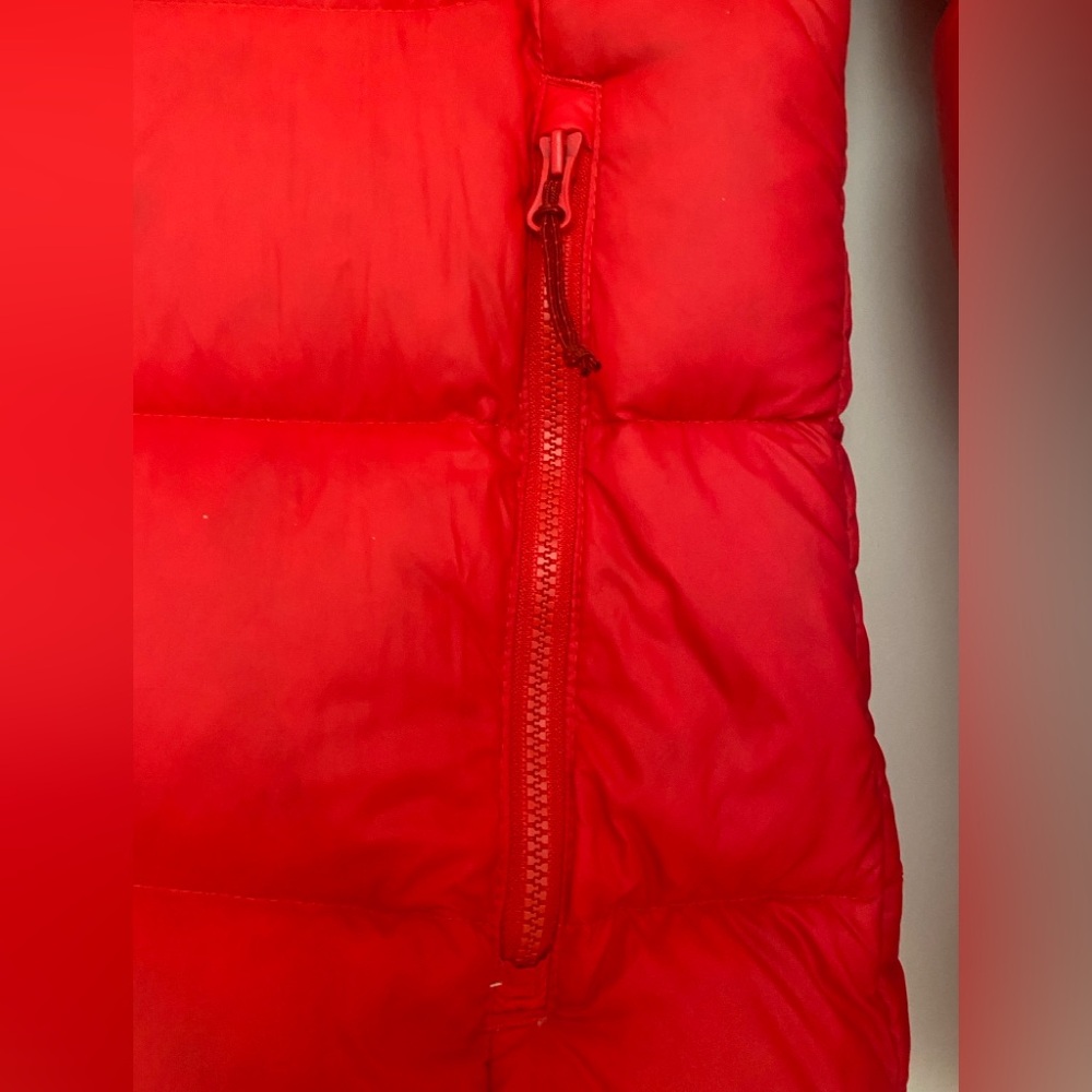 Columbia Omni Heat Womens Small Red Hooded Down PufferJacket Reflective Lining - Picture 5 of 11